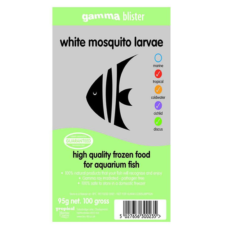 GAMMA Frozen Blister Pack- White Mosquito Larvae 95g