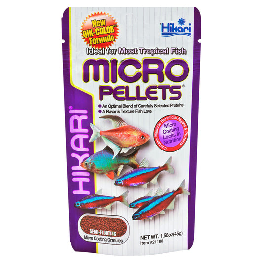 Hikari Micro Pellets Fish Food 1.58 oz