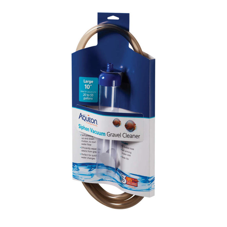 Aqueon Aquarium Siphon Vacuum Gravel Cleaner- L