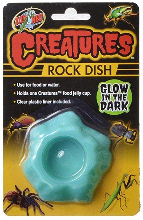 Zoo Med Creatures Rock Dish Glow in the dark