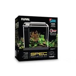 Fluval Spec III Aquarium 2.6 gal, Black