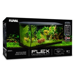 Fluval Flex Aquarium 32.5 Gal Black