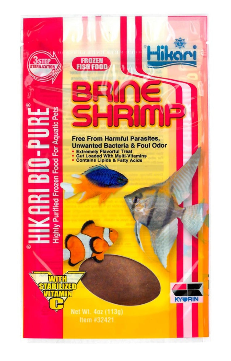 Hikari Brine Shrimp Frozen Fish Food 4 oz