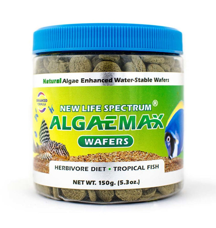 New Life Spectrum Algaemax Wafers Fish Food 5.3 oz (NLI food nx algaemax wafr 150g)