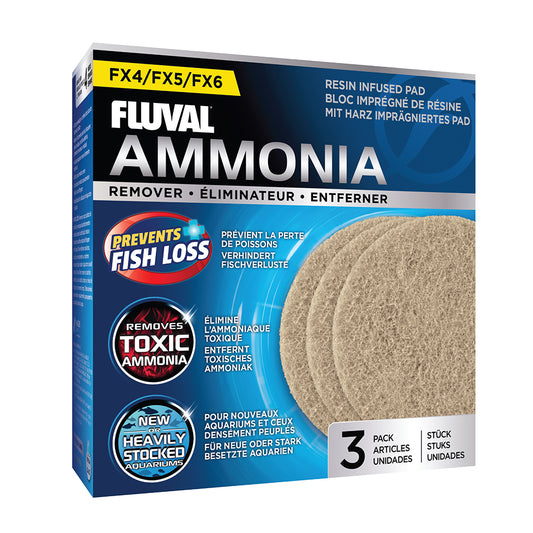 Fluval FX4/FX5/FX6 Ammonia Remover Pad, 3pc
