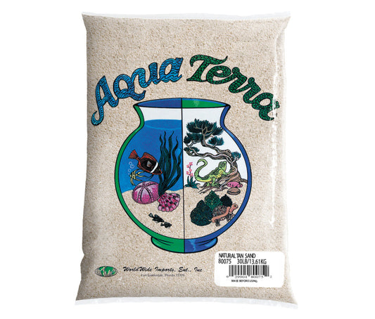 Aqua Terra Aquarium Sand Natural Tan 5 lb