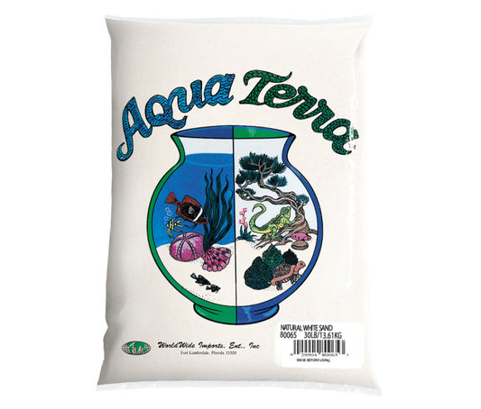 Aqua Terra Aquarium Sand Natural White 5 lb