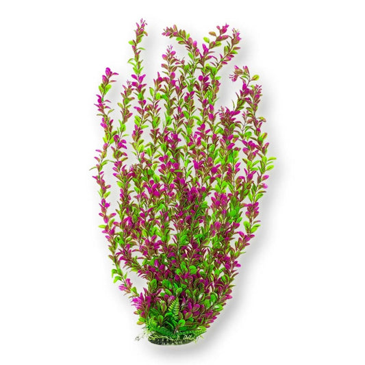 Aquatop Aquarium Plant with Weighted Base Green, Pink 26 in (ATP plnt tall pk/gn 26in)