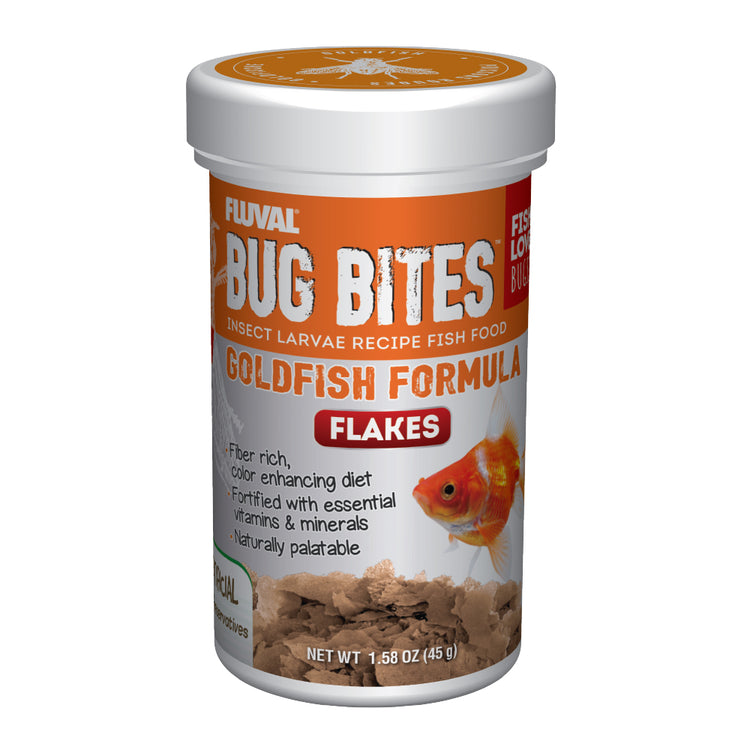 Fluval Bug Bites Goldfish Flakes 1.58oz