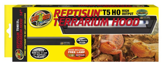 Zoo Med Reptisun Terrarium Hood T5 HO, 14"