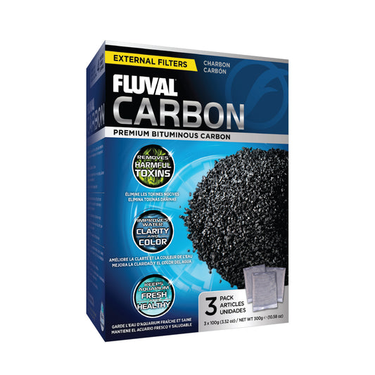 Fluval Carbon, 100G (3/pk)