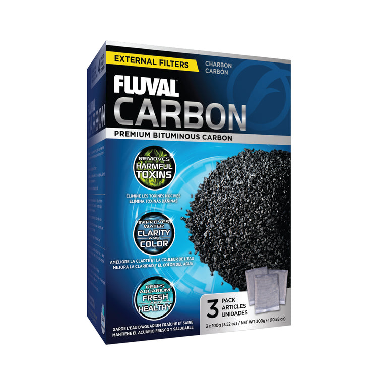 Fluval Carbon, 100G (3/pk)