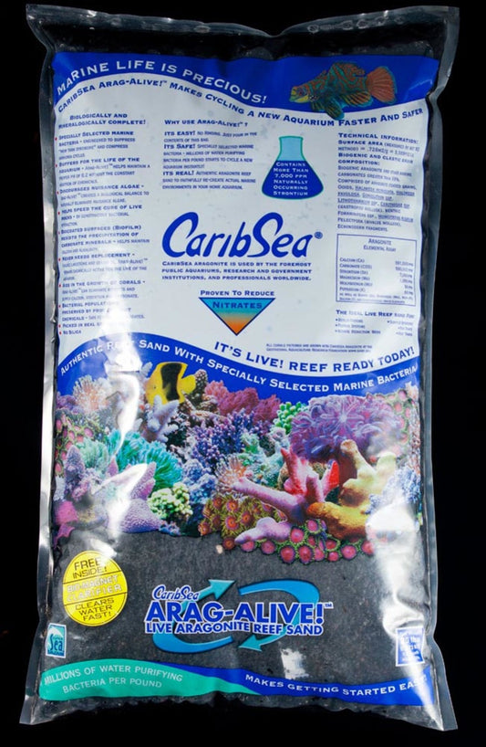 Caribsea Sand Live Hawaiian Black 20# (CaribSea)