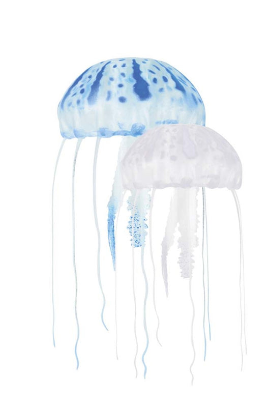 Aquatop Floating Jellyfish Aquarium Ornament- Blue