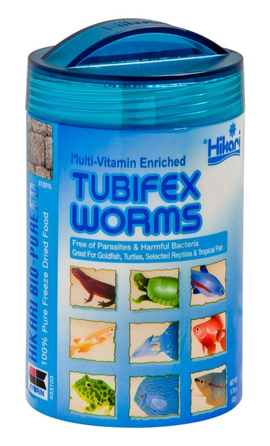 Hikari Bio-Pure Tubifex Worms Freeze Dried Fish Food 0.78 oz