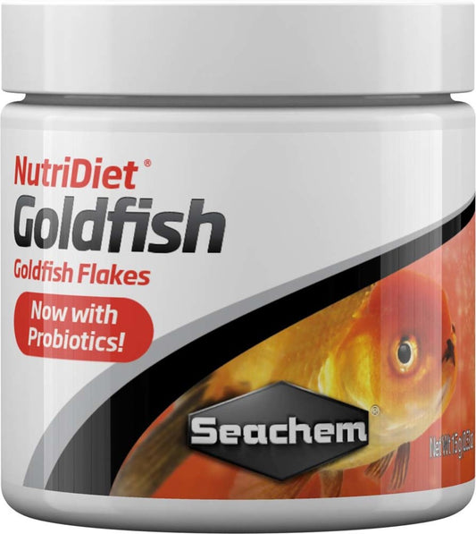 Seachem NutriDiet Goldfish Flakes Fish Food 0.5 oz