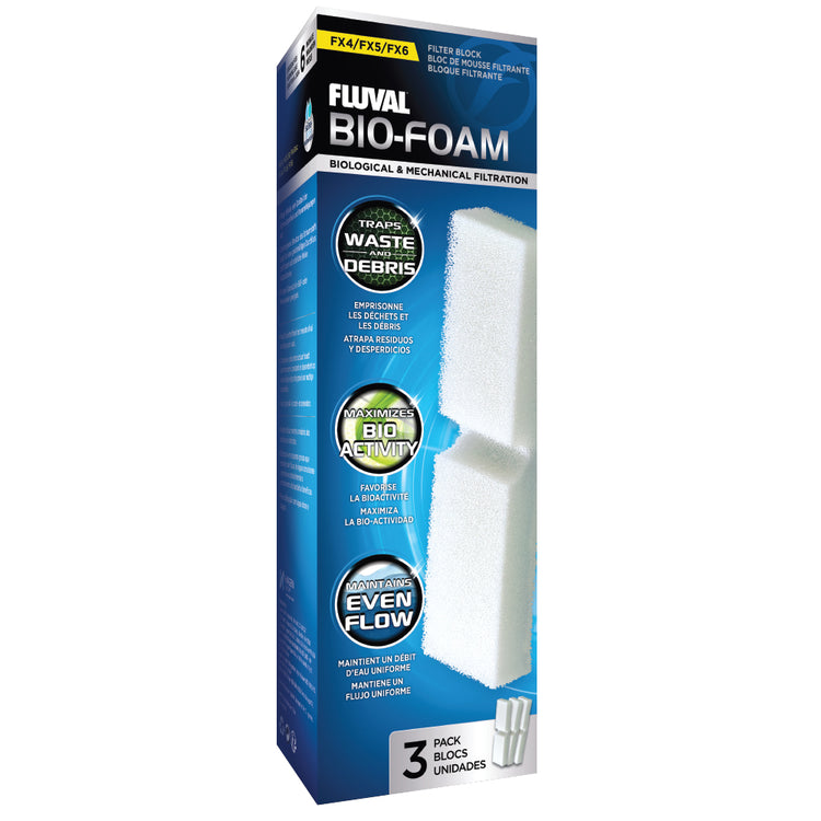 Fluval FX4/FX5/FX6 Bio Foam 2pcs (3 pack)