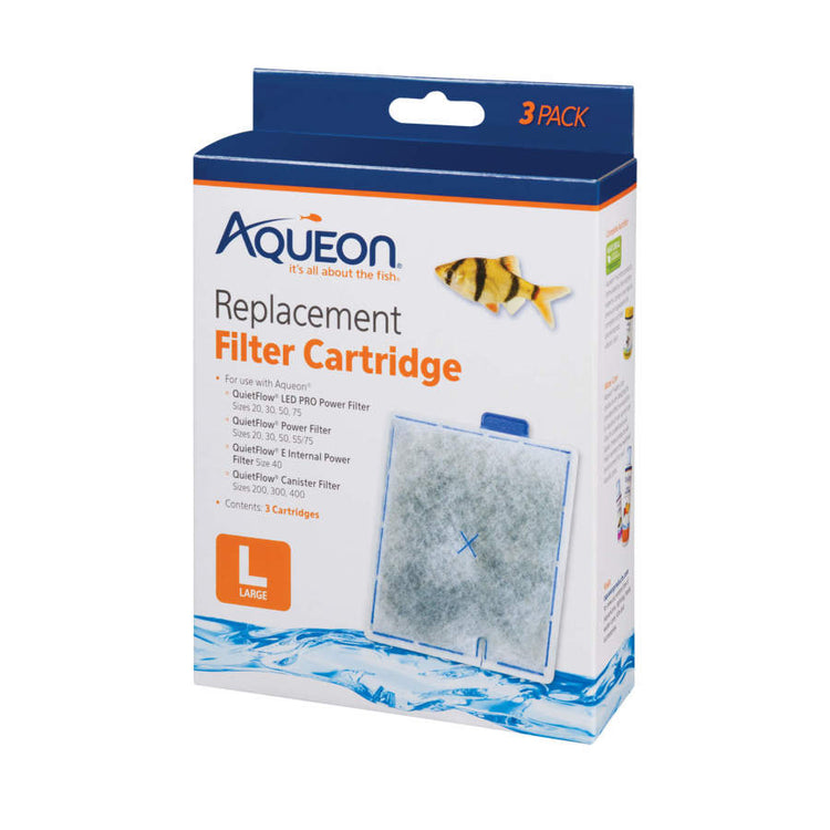 Aqueon Replacement Filter Cartridges Large - 3 pk