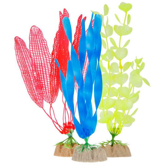 GloFish Fluorescent Plastic Aquarium Plant-29287