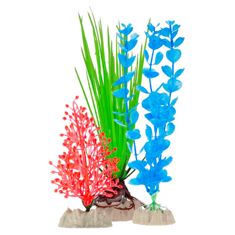 GloFish Fluorescent Plastic Aquarium Plant-29286