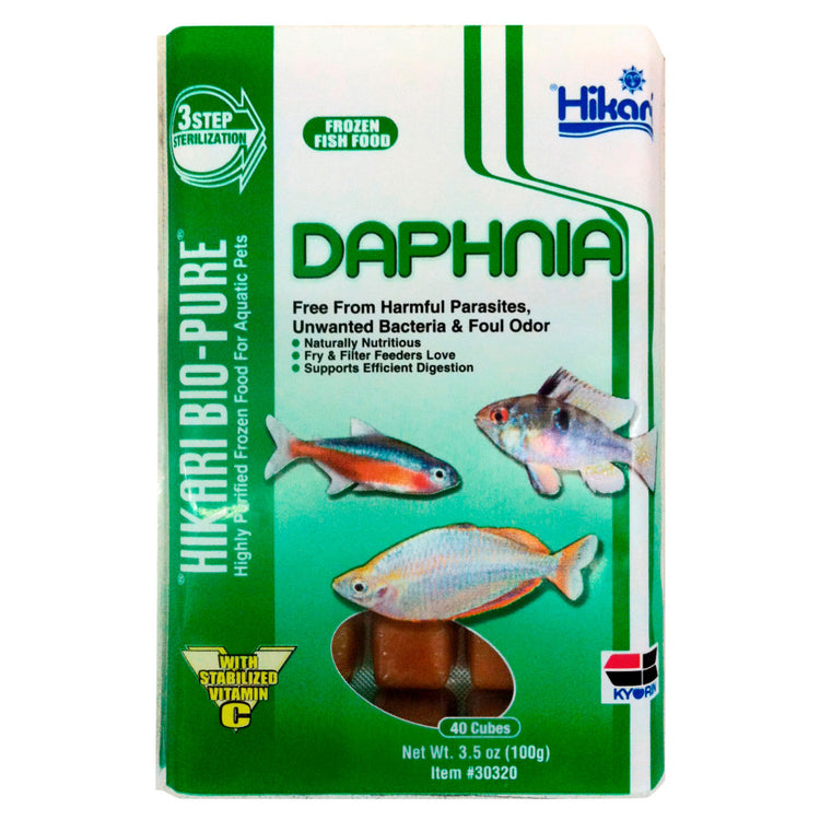 Hikari Daphnia Frozen Fish Food 3.5 oz