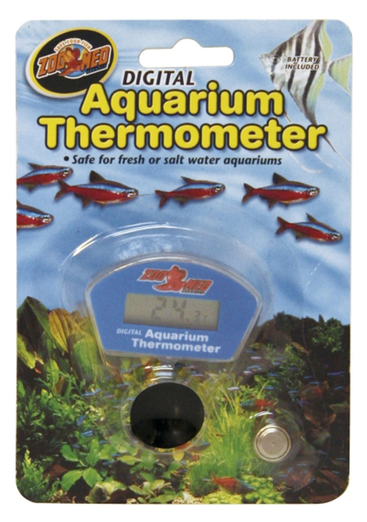 Zoo Med Digital Aquarium Thermometer Blue, 1ea