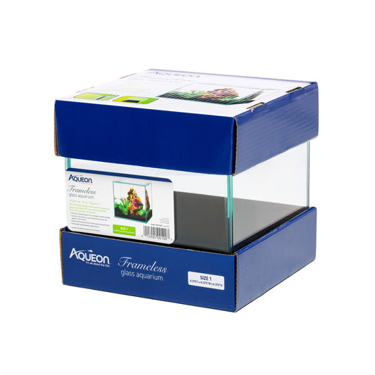 Aqueon Frameless Cube Aquarium 1 Gallon