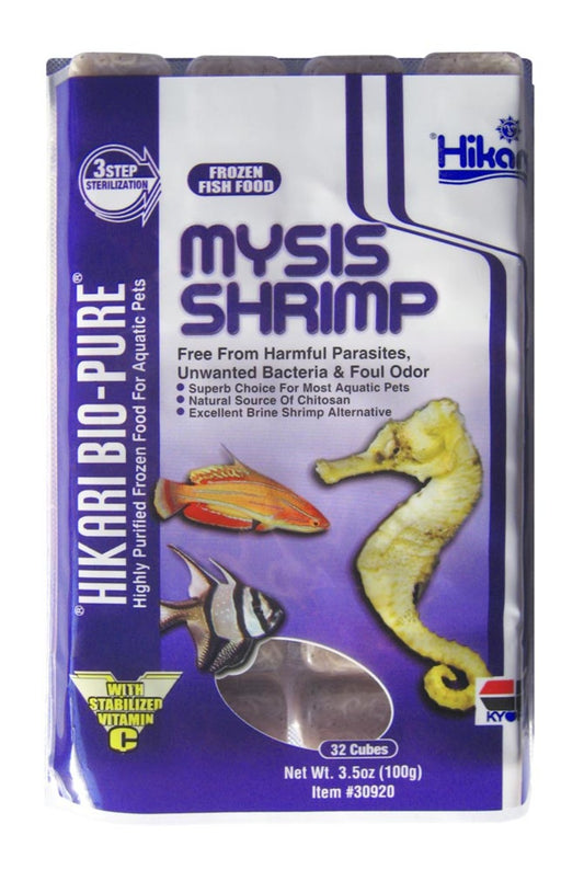 Hikari Bio-Pure Frozen Mysis Shrimp Fish Food 3.5 oz