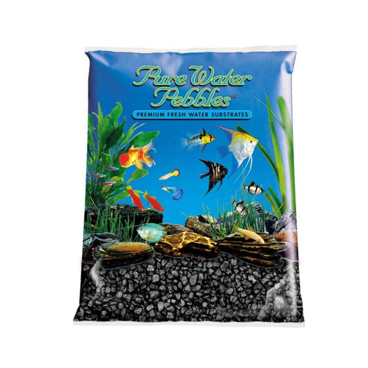 Pure Water Pebbles- Jet Black 25 lb