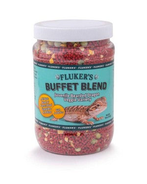 Flukers Buffet Blend Juvenile Bearded Dragon Veggie Variety 9 oz