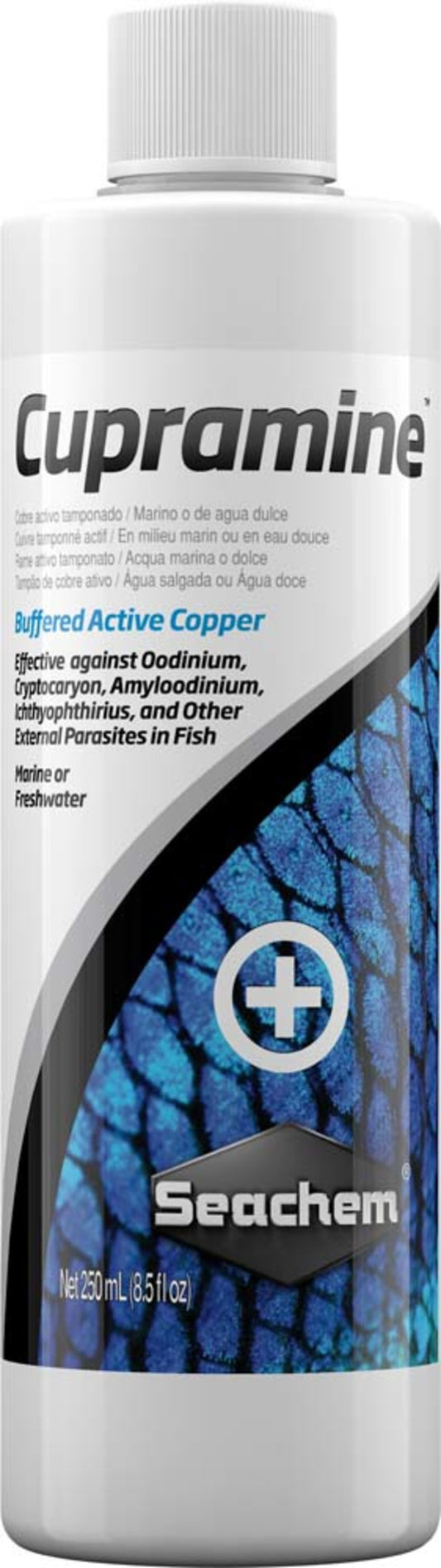 Seachem Laboratories Cupramine Copper Treatment 8.5 fl oz