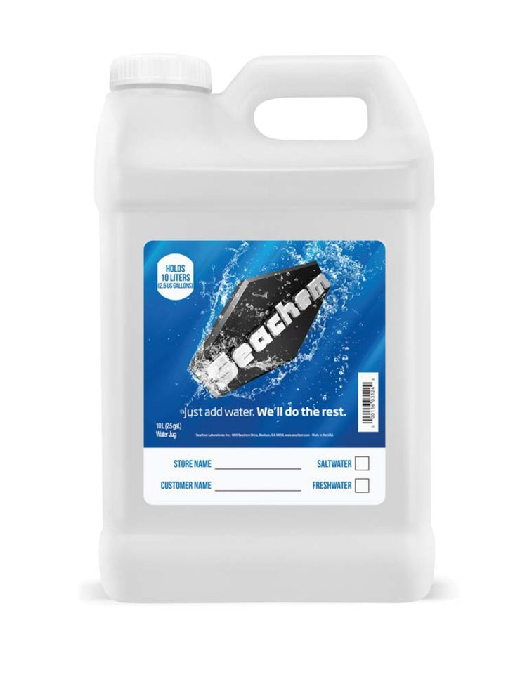 Seachem Just Add Water Jug White 2.5 gal