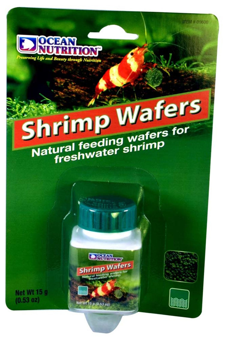 Ocean Nutrition Shrimp Wafers Fish Food 0.53 oz (ocn food shrimp wafers 15g)