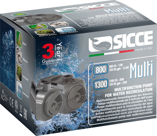 Sicce MULTI 1300 Pump - 320 GPH 1ea