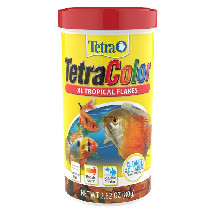 Tetra TetraColor Tropical Flakes Fish Food 2.82 oz