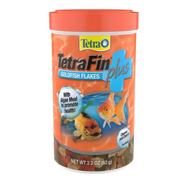 Tetra TetraFin Plus Goldfish Flakes Fish Food 2.2 oz