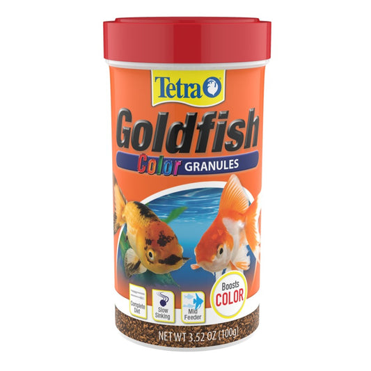 Tetra TetraColor Goldfish Granules Fish Food 3.52 oz