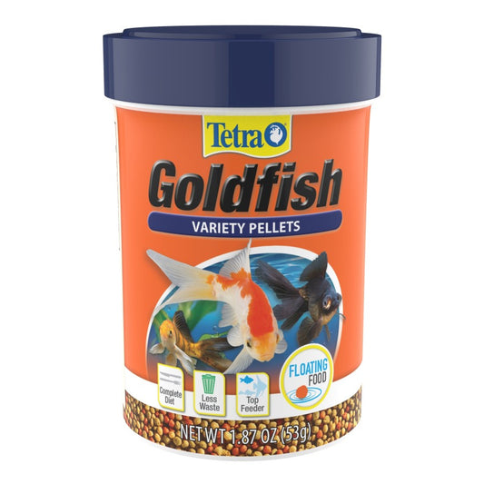 Tetra TetraFin Floating Variety Pellets Fish Food 1.87 oz (Goldfish)