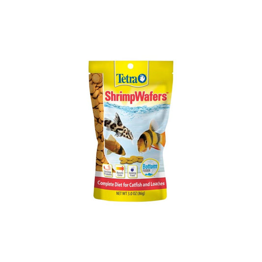 Tetra ShrimpWafers Daily Diet Fish Food 3 oz