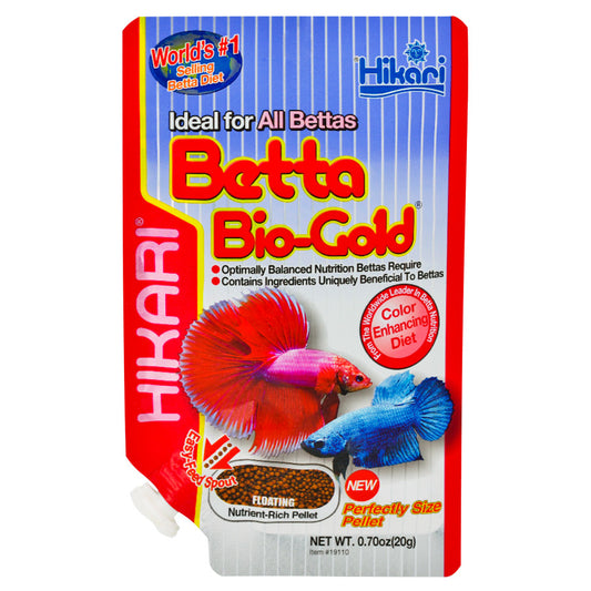 Hikari Betta BioGold Pellets Fish Food 0.7 oz