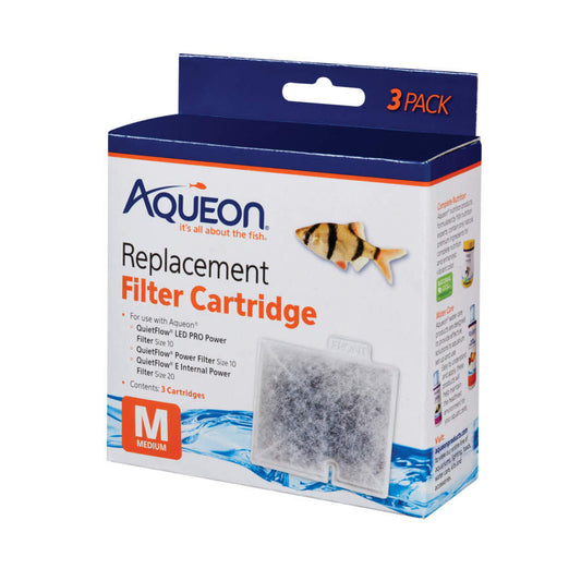Aqueon Replacement Filter Cartridges Medium - 3 pk