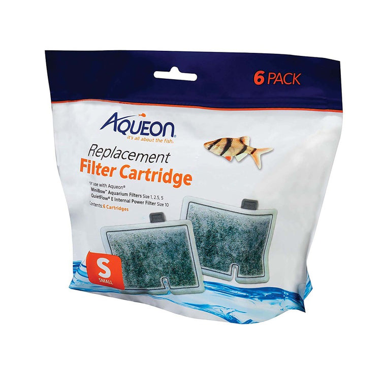 Aqueon Replacement Filter Cartridges Small - 6 pk