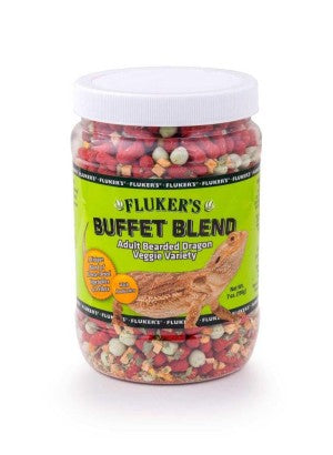 Fluker's Buffet Blend Adult Bearded Dragon Veggie Variety 7 oz
